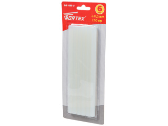 Стержни клеевые 11.2*200 мм 6 штук в блистере WORTEX GS1120U00011