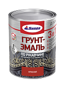 Грунт-эмаль 3 в 1 по ржавчине Диола-520 красный 1,7 кг