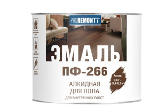 Эмаль ПФ-266 PROREMONTT жёлто-коричневая 2,7кг Л-С