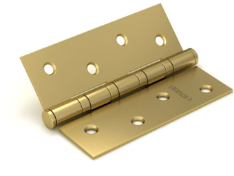 Петля универсальная 125х75х2,5мм SB (золото матовое) блистер FUARO