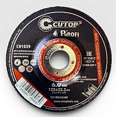 Диск зачистной по металлу CUTOP T27 125*6,0*22,2
