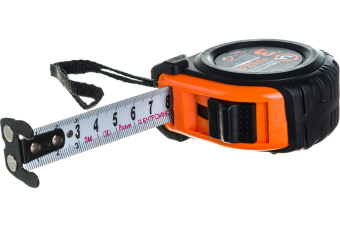 Рулетка 3 м*19 мм УЛЬТРА КАУЧУК С ФИКСАТОРОМ МАГНИТНАЯ