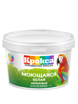 Краска ВД  Крокса-50 акриловая моющаяся 1,5кг