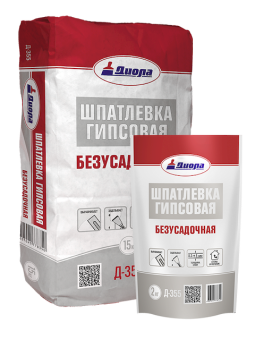 Шпатлевка гипсовая безусадочная Диола-355, 2 кг