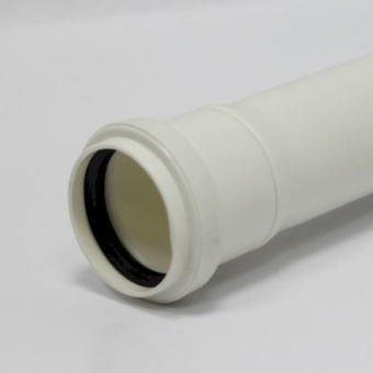 Труба ДУ 50мм L- 1500мм толщ.стенки 1,8  белая ДИГОР