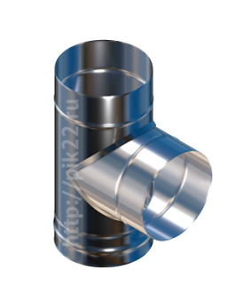 Тройник нерж. угол 90 d 150 0,8мм