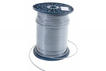 Трос  в оплетке ПВХ  М6/8 (100 м)