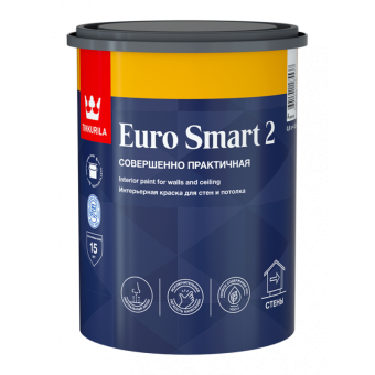 Краска Tikkurila EURO SMART 2 интерьерная A 0,9 л