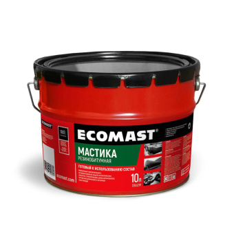 Мастика резинобитумная ECOMAST 10л