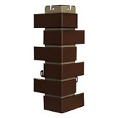 Угол наружный кирпич клинкерный коричневый 0,45*0,16м