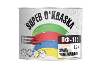 Эмаль ПФ-115 Super Okraska синий 1,9кг
