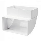 Колено плоское вертикальное 60*120 т/у