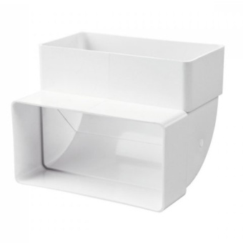 Колено плоское вертикальное 60*120 т/у