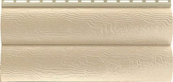 Сайдинг виниловый бежевый ВН-03 3100*226мм Блокхаус Престиж