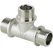 Тройник     3/4" НР никель  (50/10) "РТП" (бирка)