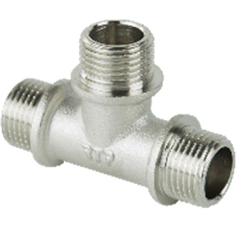 Тройник     3/4" НР никель  (50/10) "РТП" (бирка)