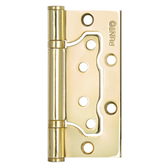 Петля дверная без врезки 100х75х2,5мм PB (латунь) PUNTO
