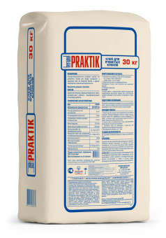 Клей для ячеистых блоков Bergauf Practik, 30 кг