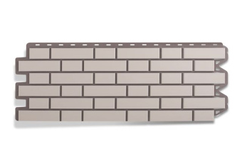 Фасадная панель Кирпич клинкерный белый 1,22*0,44м