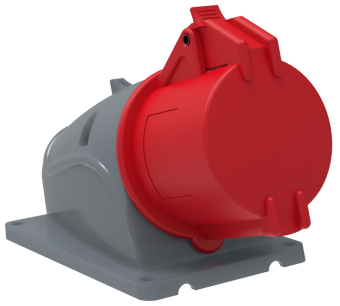 Розетка стационарная ССИ-124 32А-6ч/380-415В 3Р+РЕ IP44 MAGNUM ИЭК