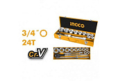 Набор головок 3/4" 15 предметов INGCO HKTS034151 INDUSTRIAL