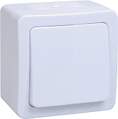Выключатель ОП 1-кл. белый IP54 ГЕРМЕС PLUS ВС20-1-0-ГПБ (упак.100/10)