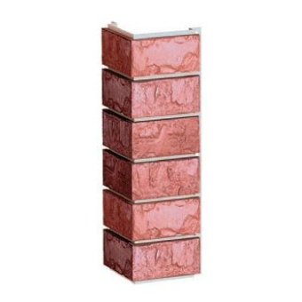 Угол наружный кирпич красный 0,47*0,11м Фасад