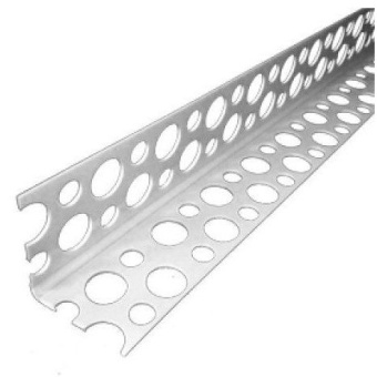 Угол ПВХ перфорированный 25*25  L=3 метра