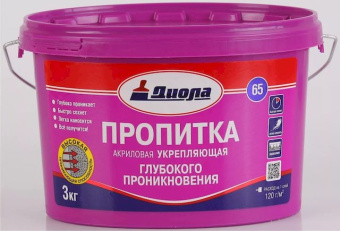 Пропитка Диола-65 акриловая укрепляющая 3кг