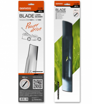 Нож для газонокосилки 300 мм DAEWOO DLM 330