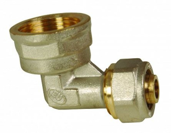 Угольник обжимной  20x1/2" ВР (10/100)