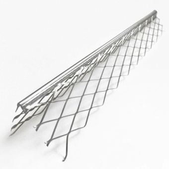 Профиль углозащитный оцинкованный с ЦПВС 35x35x3000 мм