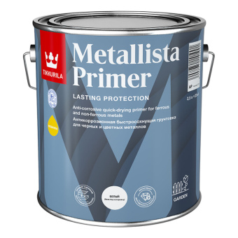 Антикоррозионная грунтовка Tikkurila METALLISTA PRIMER AP матовая 2,5 л