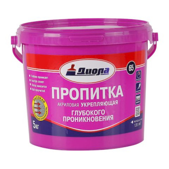 Пропитка Диола-65 акриловая укрепляющая 5 кг