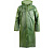 Плащ-дождевик на кнопках с капюшоном зеленый Komfi 50