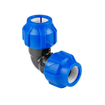 Отвод компрессионный ДУ - 40 мм ПНД Valfex