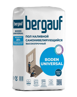 Высокопрочный наливной пол Bergauf Boden Universal, 20 кг