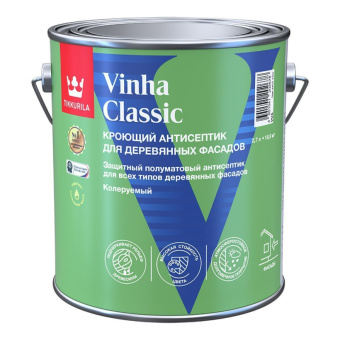 Антисептик кроющий Tikkurila VINHA CLASSIC VVA п/матовый 2,7 л