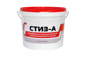 Стиз А Однокомпонентный акриловый герметик для наружных оконных швов 7 кг  ведро