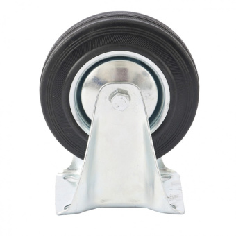 Колесо неповоротное, диаметр 125 мм, крепление платформенное// Сибртех