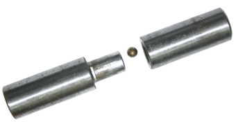 Петля гаражная с шаром 22х110мм б/п б/упак  Кунгур