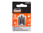 Бита Pz 3*25 мм магнитн GEPARD 3 шт