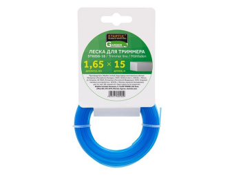 Леска STARTUL GARDEN 1,6 мм L 15м, квадрат, на подвесе