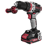 Дрель-шуруповерт PIT PSB20H-13D/1 X-DRIVER акк. 20В, 1*2Ач ударный Li-ion,75Hm.бесщёт ЗУ кейс