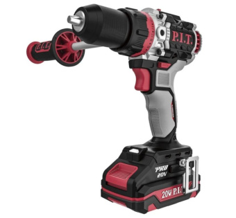 Дрель-шуруповерт PIT PSB20H-13D/1 X-DRIVER акк. 20В, 1*2Ач ударный Li-ion,75Hm.бесщёт ЗУ кейс