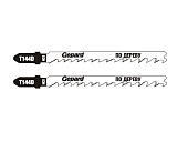 Пилка для лобзика по дереву GEPARD T244D 2 штуки