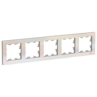 Рамка 5-пост. универсальная жемчуг ATLASDESIGN