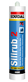 Герметик Соудал Силируб 2 профессиональный нейтральный прозрачный 15*310мл. 102384