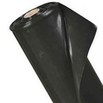 Пленка техническая черная 120 мкм, ширина 3 м/рукав 1,5 м, 100 м