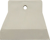 Шпатель резиновый белый 80 мм 308-0089